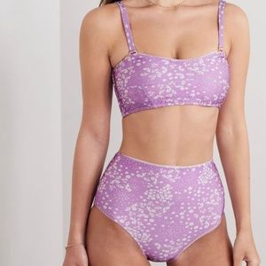 Faithfull The Brand Bikini in Lavender Stevie size Small